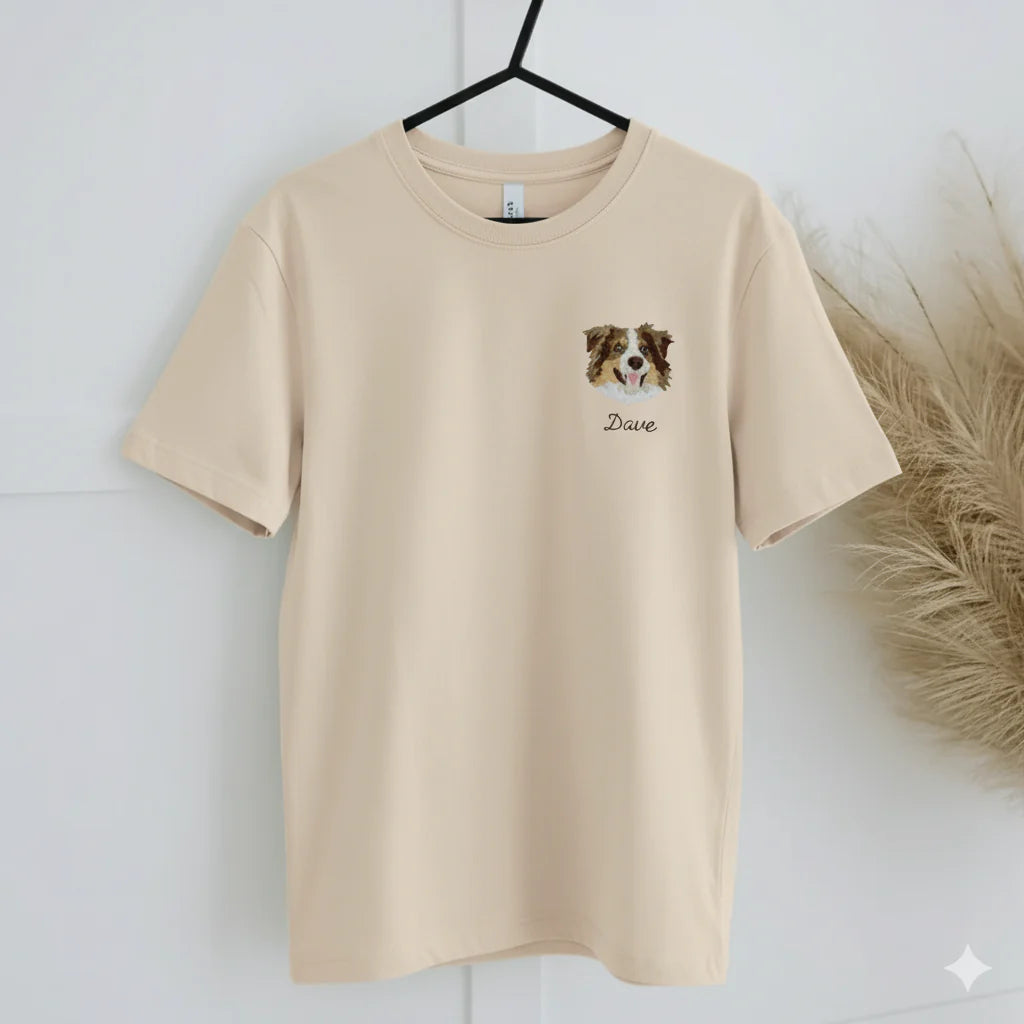 Customised Pet Embroidered Tshirt